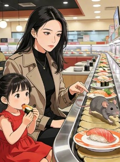 Con Chuột Trên Băng Chuyền Sushi