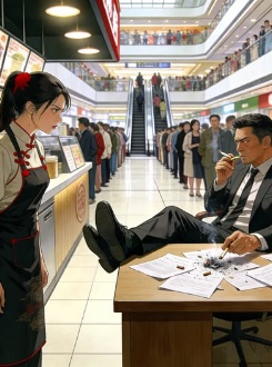 Chủ Tiệm Trà Sữa Đối Mặt