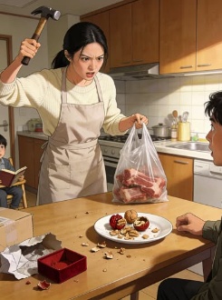 Con Tôi Muốn Ăn Sườn, Chồng Tôi Lại Mua Hạch Đào 3.500 Tệ
